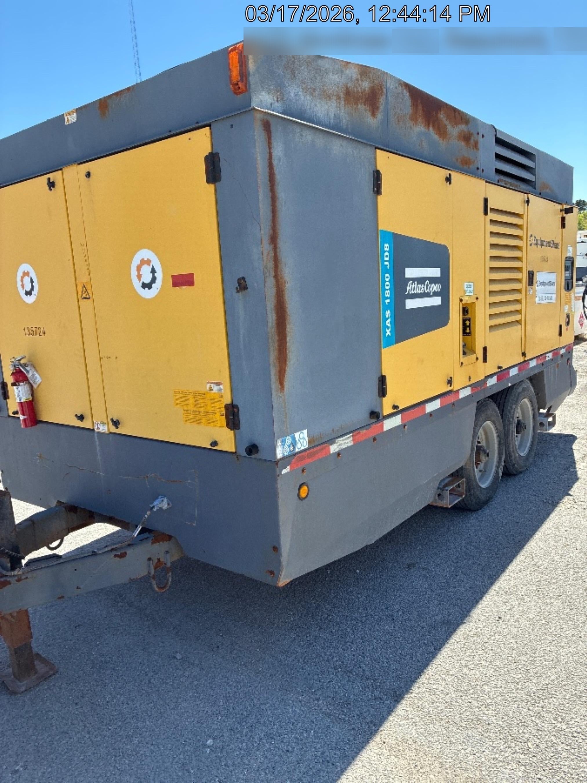 2021 ATLAS COPCO XAS 1800