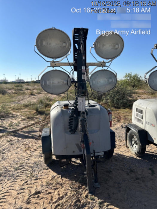 2019 Wacker Neuson LTV6L-MH Mobile Light Tower w/Fuel Level Sensor Installed