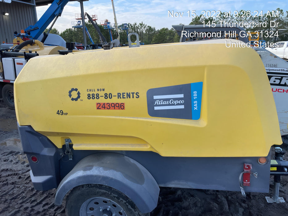 2022 ATLAS COPCO XAS188 CWK