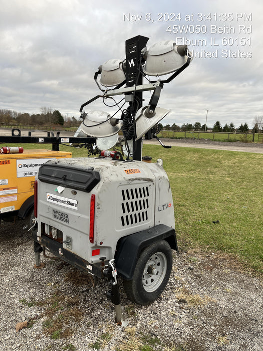2019 Wacker Neuson LTV6L-MH Wacker Neuson LTV6L Mobile Light Tower w/Fuel Level Sensor Installed