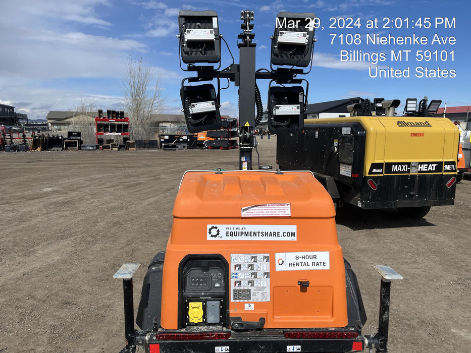 2023 Generac MLT2 Diesel, Flex Switch 120V Input, Powerzone Controller, (4) 320W LED Lights, 4kW Generator, 39.9 Gal Fuel Tank, 2" Ball, T3