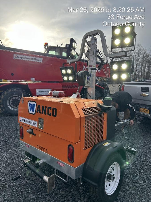 2024 Wanco WLTT-4MM4K Diesel, Deep Sea Controller, Shore Power Plug, Auto Start, (4) 350W LED Floodlights, 4kW Generator, 60 Gal Fuel Tank, 2" Ball, T3
