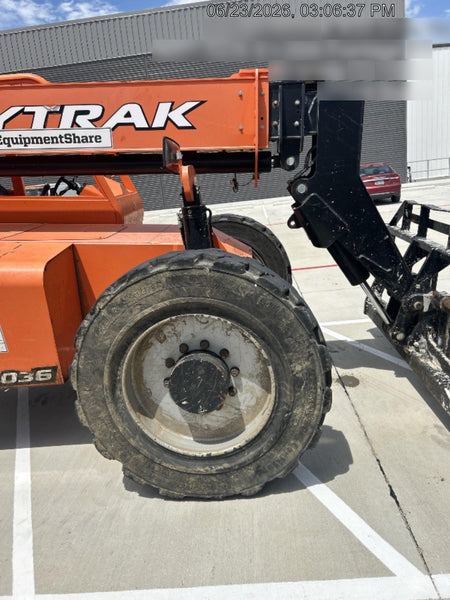 2019 Skytrak 6036 Canopy, Solid Tires, LED Work Lights, Beacon w/72" Carriage, 48" Pallet Forks