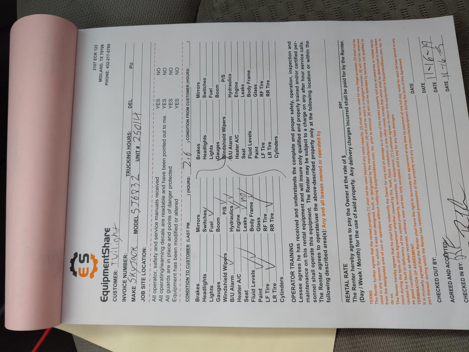 2019 SKYJACK SJ6832 RT