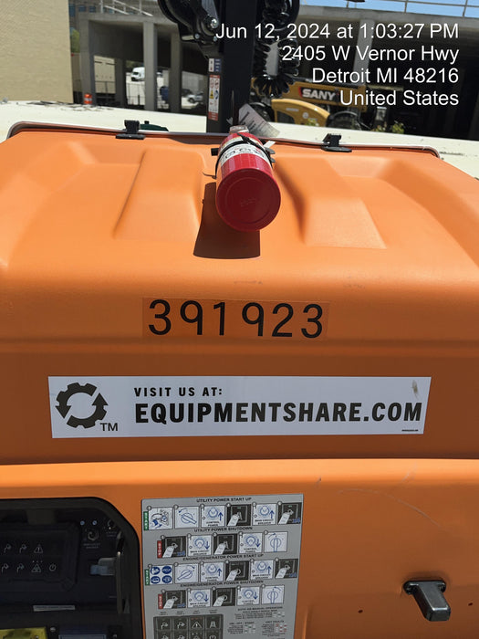 2024 Generac MLT2 Diesel, Flex Switch 120V Input, Powerzone Controller, 
(4) 320W LED Lights, 4kW Generator, 39.9 Gal Fuel Tank, 2" Ball, T3