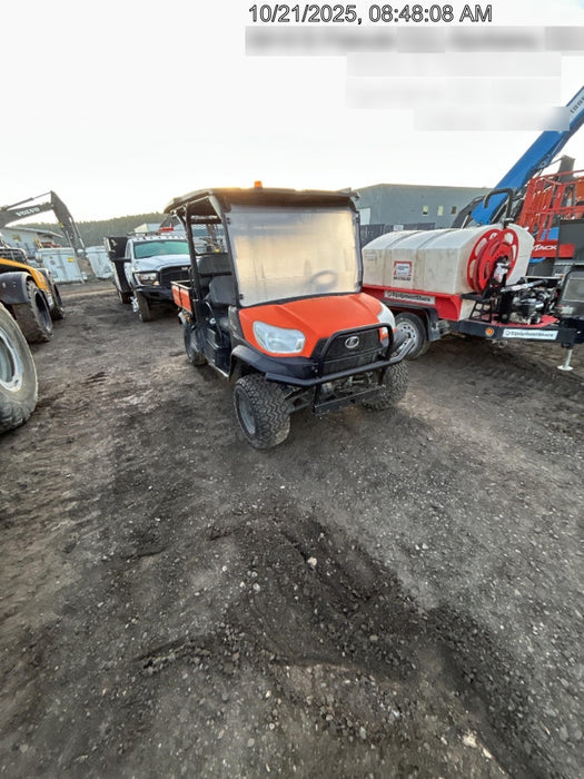 2021 Kubota RTV-X1140W-H Plastic Canopy, Windshield Acrylic Clear, LED Strobe Light, Wire Harness Kit, Back up Alarm