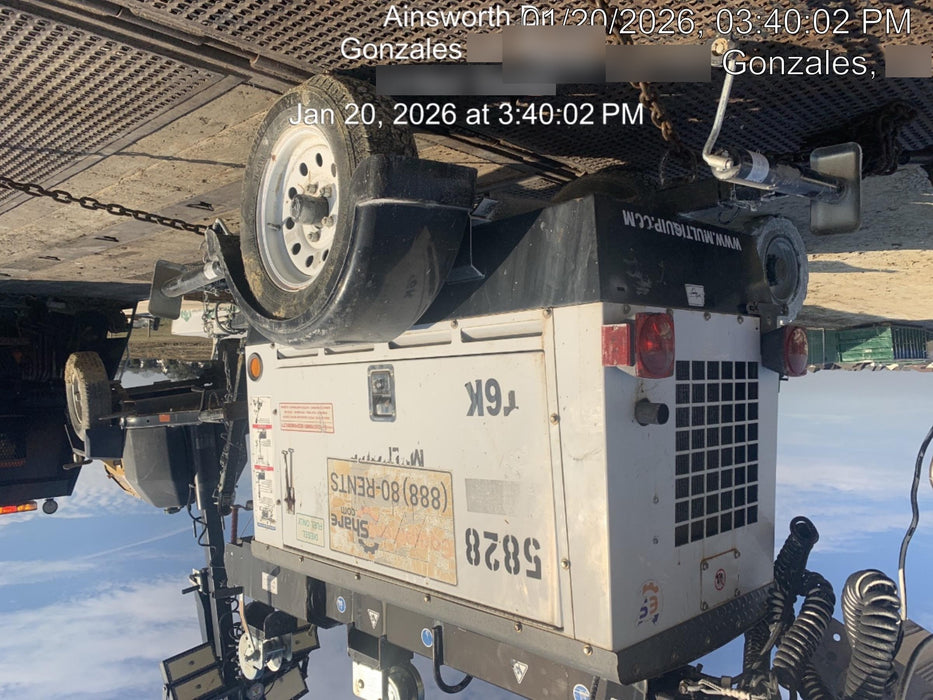 2017 Multiquip LT6K` MultiQuip LT6KV Towable Light Tower