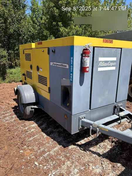 2021 ATLAS COPCO PAS 150 HF CS Enclosed
