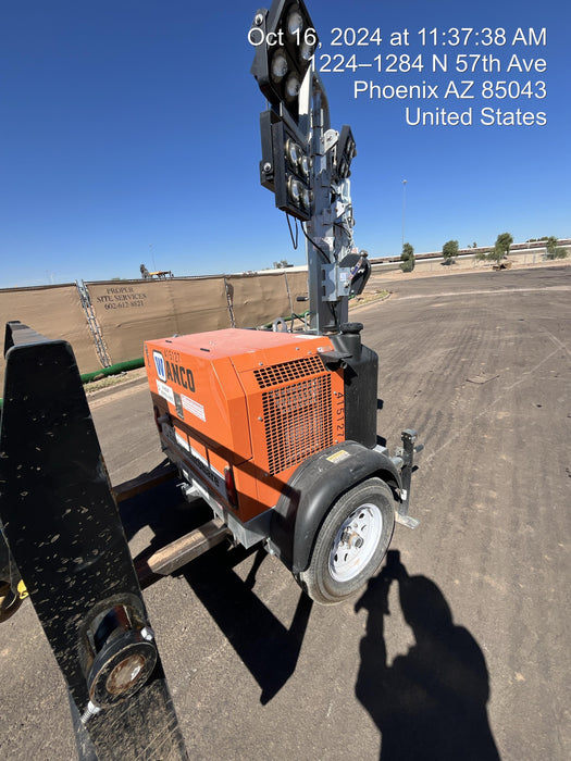 2024 Wanco WLTT-4MM4K Diesel, Deep Sea Controller, Shore Power Plug, Auto Start, (4) 350W LED Floodlights, 4kW Generator, 60 Gal Fuel Tank, 2" Ball, T3