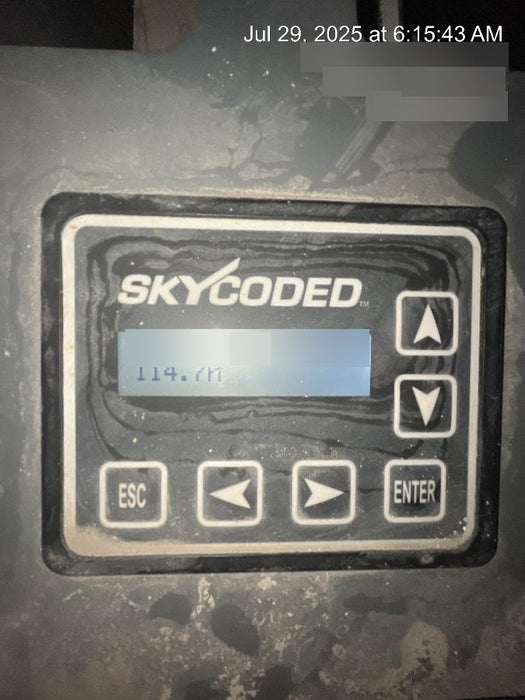 2020 Skyjack SJIII-3219 Solid NM Tires, Half height spring hinged entry gate, Dual Beacons, 800W Inverter