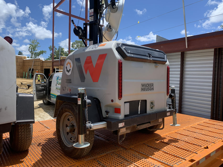 2019 Wacker Neuson LTV6L-MH Wacker Neuson LTV6L Mobile Light Tower w/Fuel Level Sensor Installed