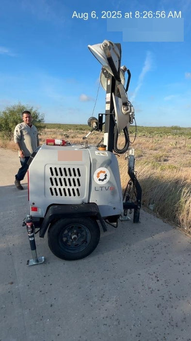 2019 Wacker Neuson LTV6L-MH Mobile Light Tower w/Fuel Level Sensor Installed