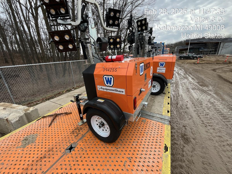 2024 Wanco WLTT-4MM4K Diesel, Deep Sea Controller, Shore Power Plug, Auto Start, (4) 350W LED Floodlights, 4kW Generator, 60 Gal Fuel Tank, 2" Ball, T3