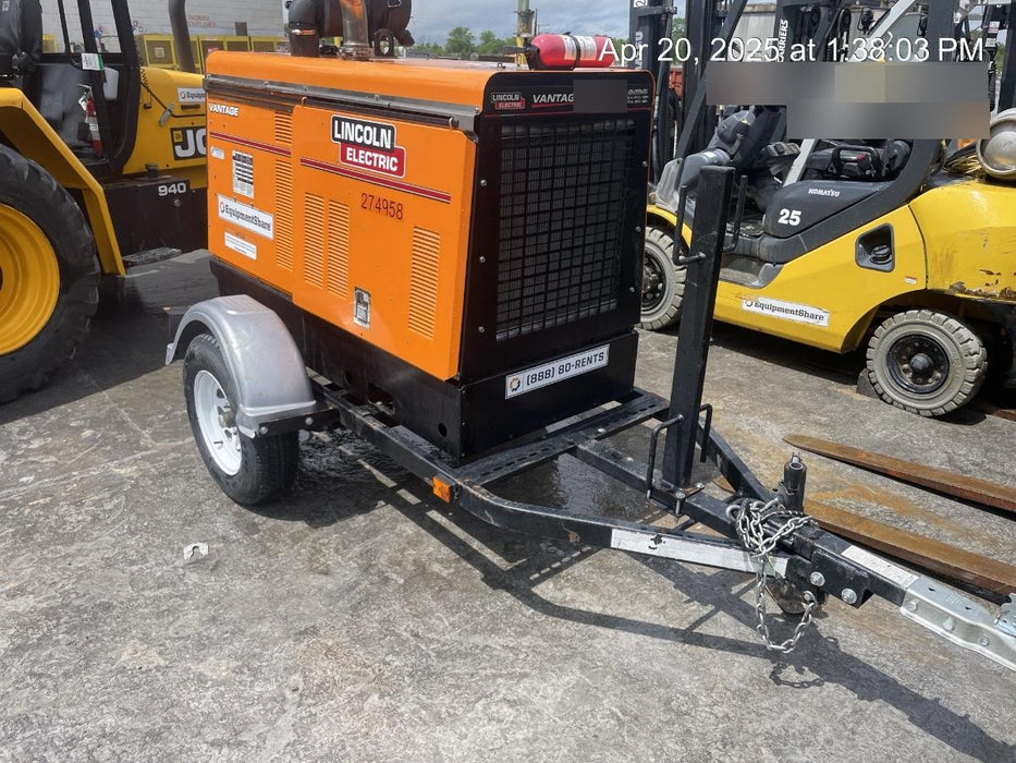 2022 Lincoln Electric Vantage 549X Crosslink Technology, Trailer Mounted, ES Decals, T3