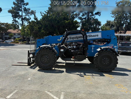 2019 Genie GTH-636 Canopy, Solid RT Tires, LED Work Lights, Beacon 60" QA Carriage, 48" Forks