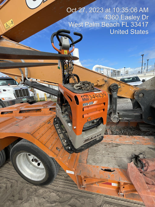 2023 Multiquip MV308GH Honda GX270, 18" Plate, Tachometer