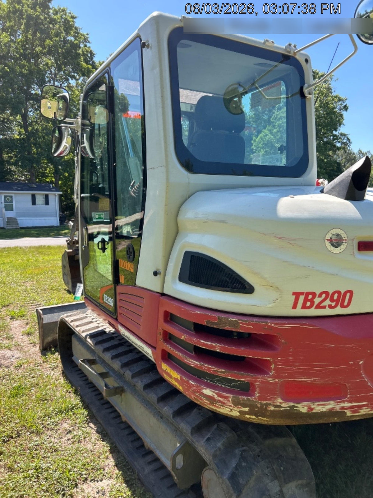 2020 Takeuchi TB290C Cab/Heat/Air, Rubber Tracks, Manual TAG QC