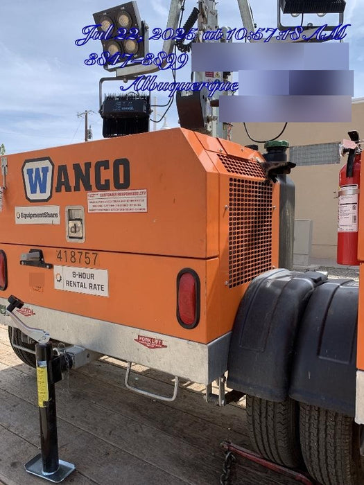 2024 Wanco WLTT-4MM4K Diesel, Deep Sea Controller, Shore Power Plug, Auto Start, (4) 350W LED Floodlights, 4kW Generator, 60 Gal Fuel Tank, 2" Ball, T3
