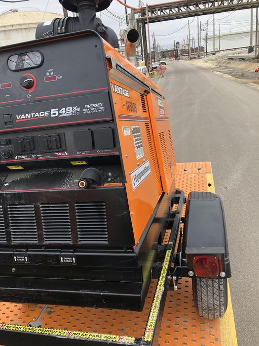 2021 Lincoln Electric Vantage 549X Ready Pak 3, ORANGE (includes trailer, cable rack, fender light kit)