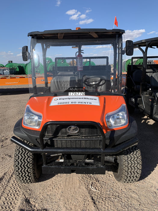 2021 Kubota RTV-X1140W-H Plastic Canopy, Windshield Acrylic Clear, LED Strobe Light, Wire Harness Kit, Back up Alarm