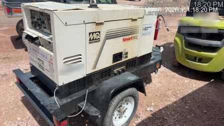 2020 Multiquip DLW400ESA4 400 amp Welder, 14kW, 120/240V, T4F Kubota, Trailer