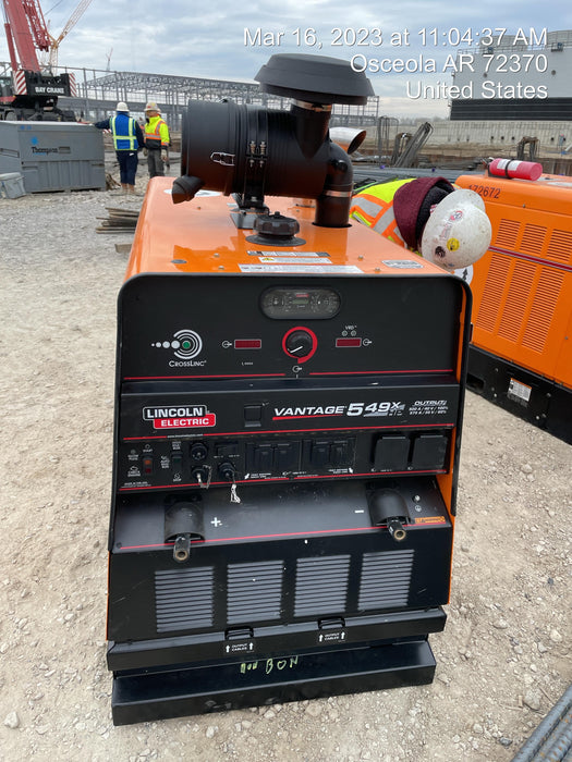 2022 Lincoln Electric Vantage 549X Crosslink Technology, Trailer Mounted, ES Decals, T3
