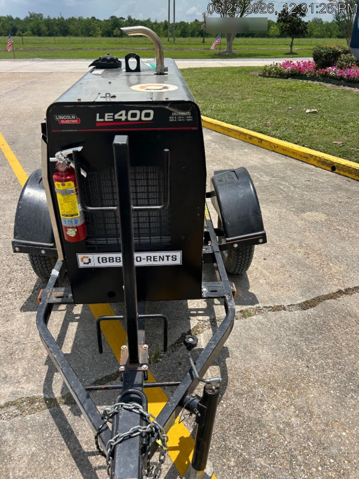 2024 Lincoln Electric LE400 Kubota V1505, Trlr, Cable Rack, Light Kit, ES Decals, T3