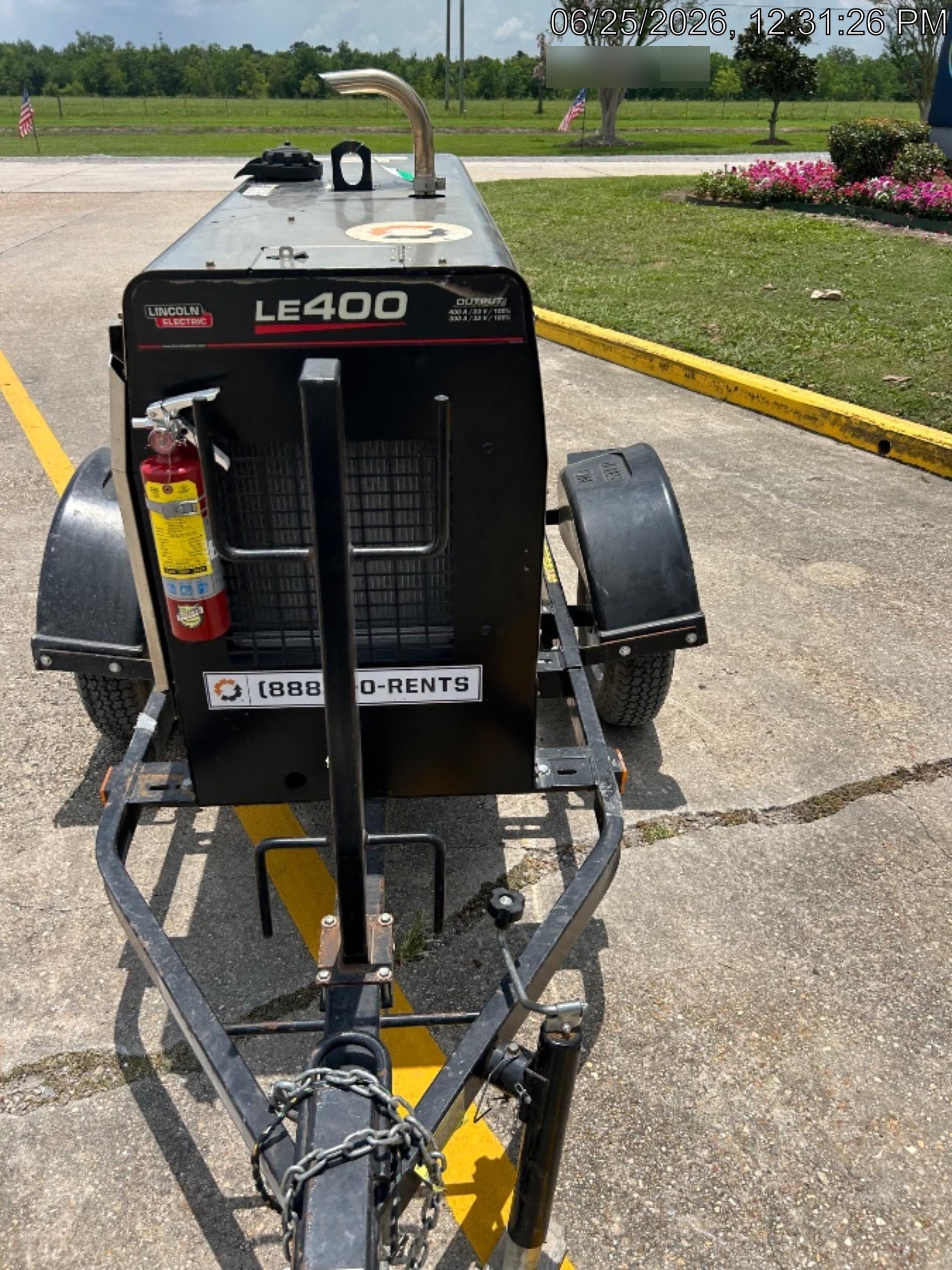 2024 Lincoln Electric LE400 Kubota V1505, Trlr, Cable Rack, Light Kit, ES Decals, T3
