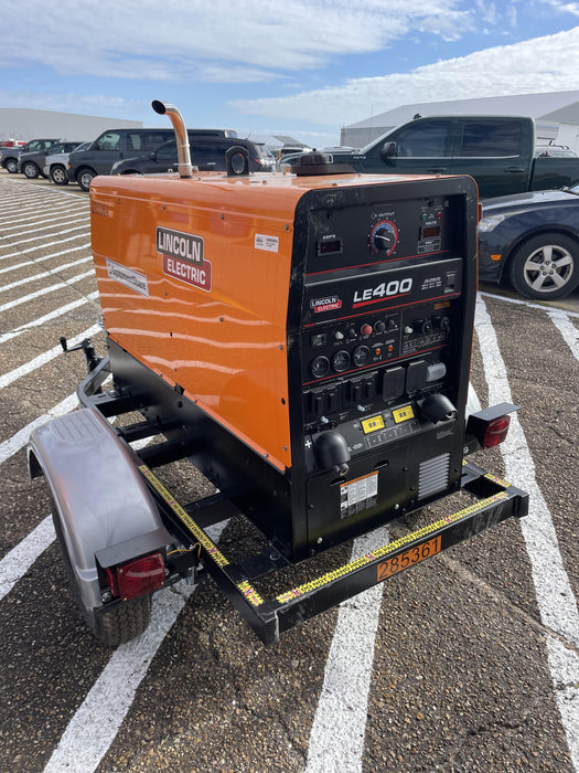 2022 Lincoln Electric LE400 Kubota V1505, Trlr, Cable Rack, Light Kit, ES Decals, T3