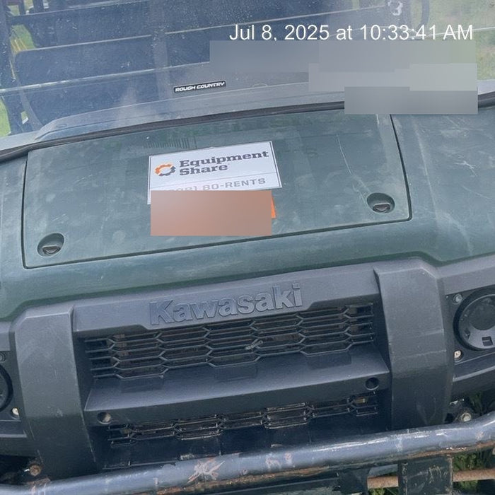 2019 Kawasaki Mule PRO-DXT Standard Options, Backup Alarm, Beacon, Plastic Hard Top, Poly Windshield, Horn Kit