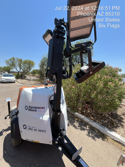 2024 Generac MLT2 Diesel, Flex Switch 120V Input, Powerzone Controller, 
(4) 320W LED Lights, 4kW Generator, 39.9 Gal Fuel Tank, 2" Ball, T3