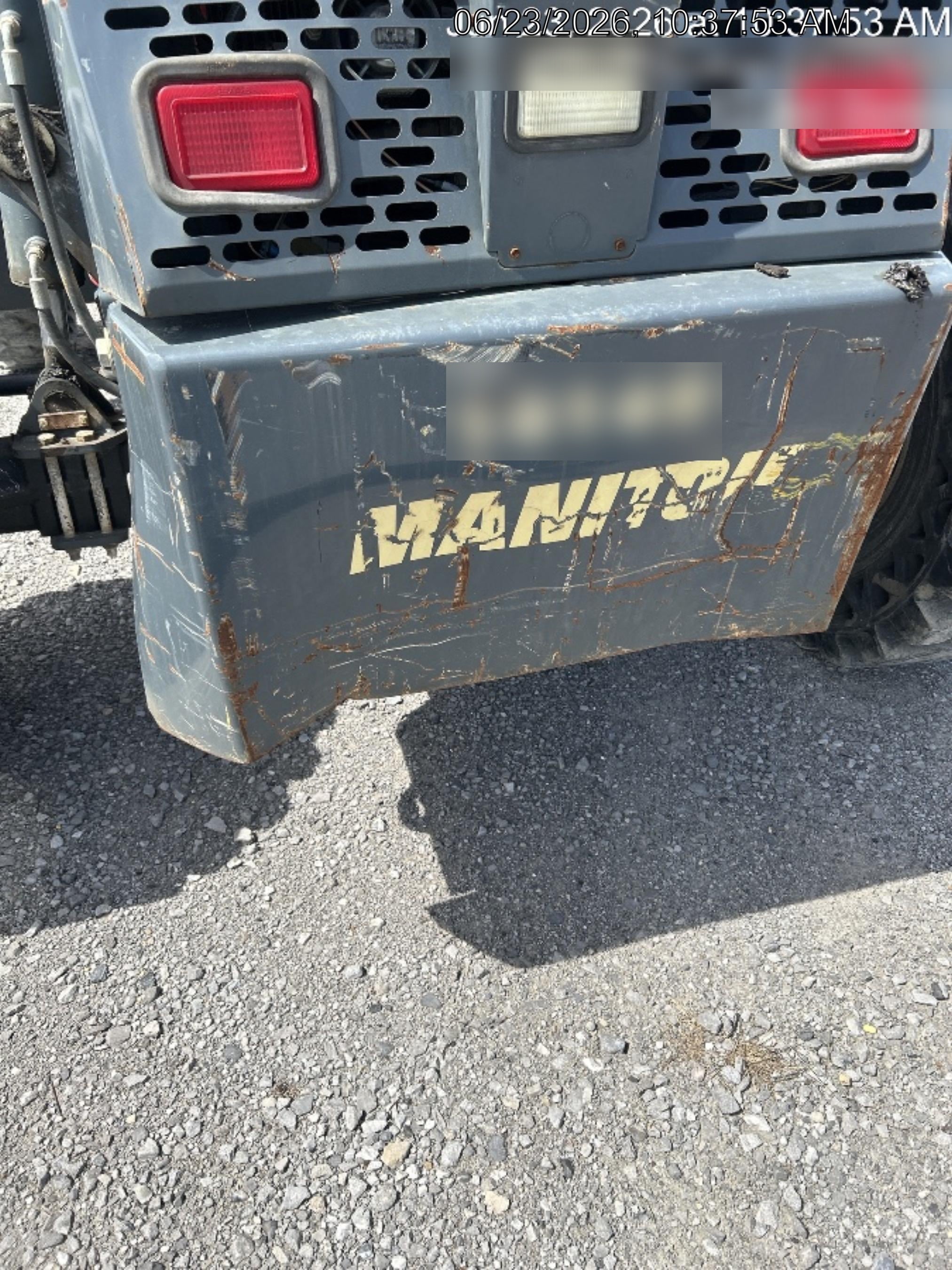 2019 Manitou MTA8044 MTA 8044 - 74 HP T4, Canopy, Worklights/Strobe, Beacon, 66" Carriage, 48" Forks, Solid Tires, Lift Hook, Aux Hydraulics