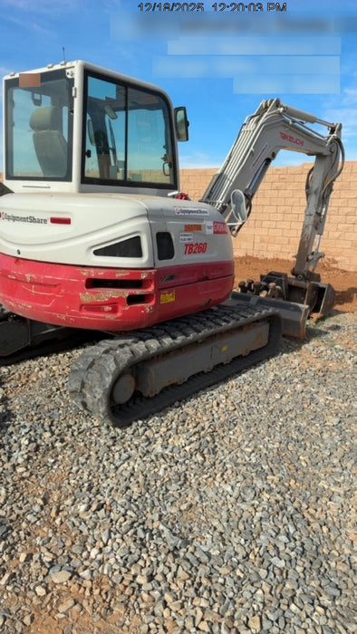 2021 TAKEUCHI TB260-CR