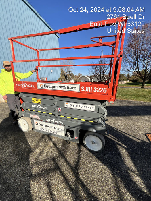 2019 Skyjack SJIII-3226 Standard Options, Trojan Batteries