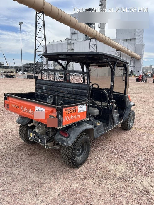 2021 Kubota RTV-X1140W-H Plastic Canopy, Windshield Acrylic Clear, LED Strobe Light, Wire Harness Kit, Back up Alarm
