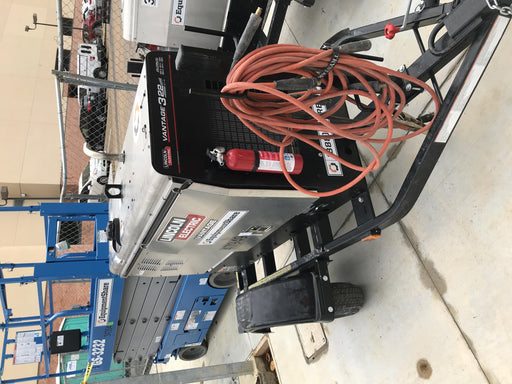 2019 Lincoln Electric Vantage 322 Ready-Pak 3, Two Wheel Trailer, Fender and Light Kit, Cable Rack