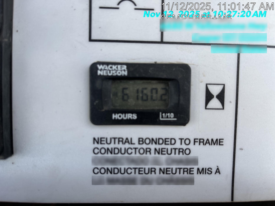 2019 Wacker Neuson LTV6L-MH Standard Options, ES Track Hardware, Fuel Level Sensor