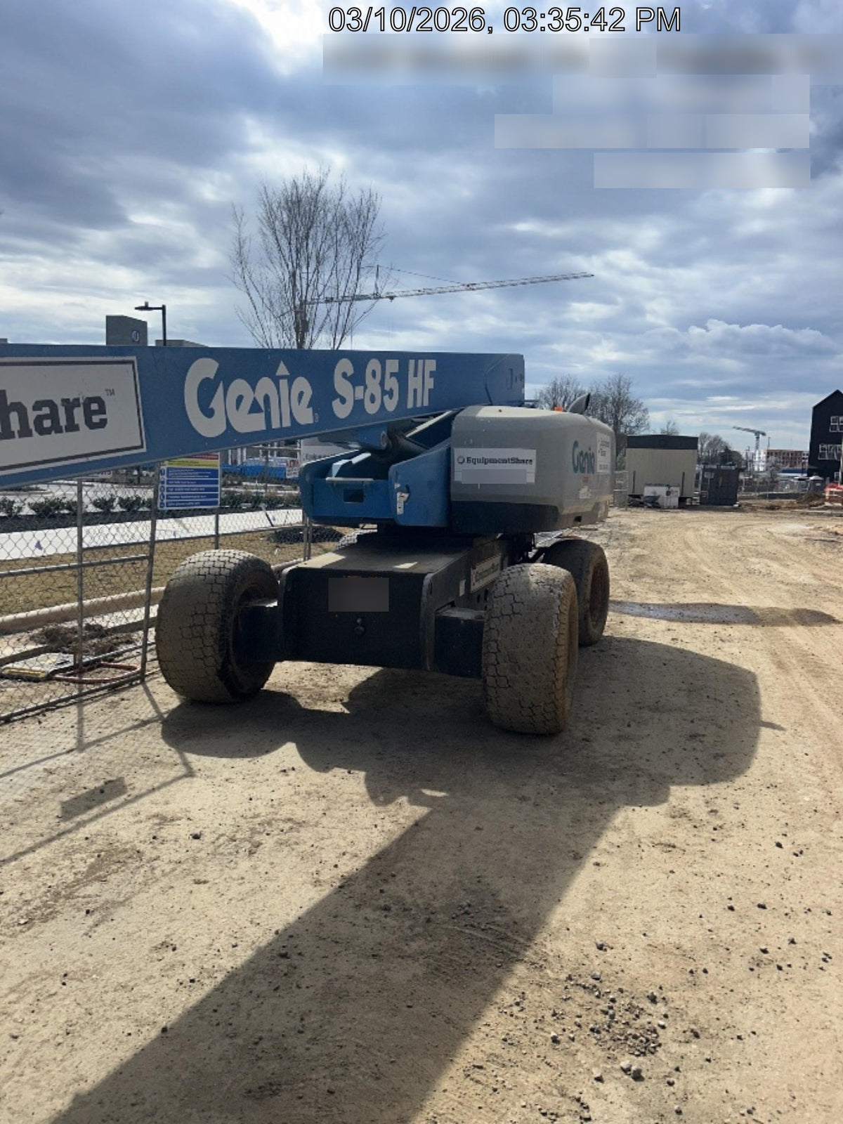 2021 GENIE S-85 HF