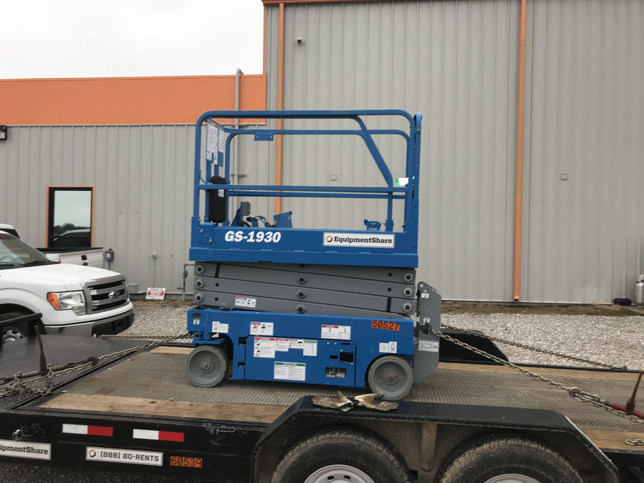 2019 Genie GS-1930 Fixed Rails with Chain Entry