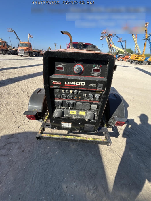 2022 Lincoln Electric LE400 Kubota V1505, Trlr, Cable Rack, Light Kit, ES Decals, T3