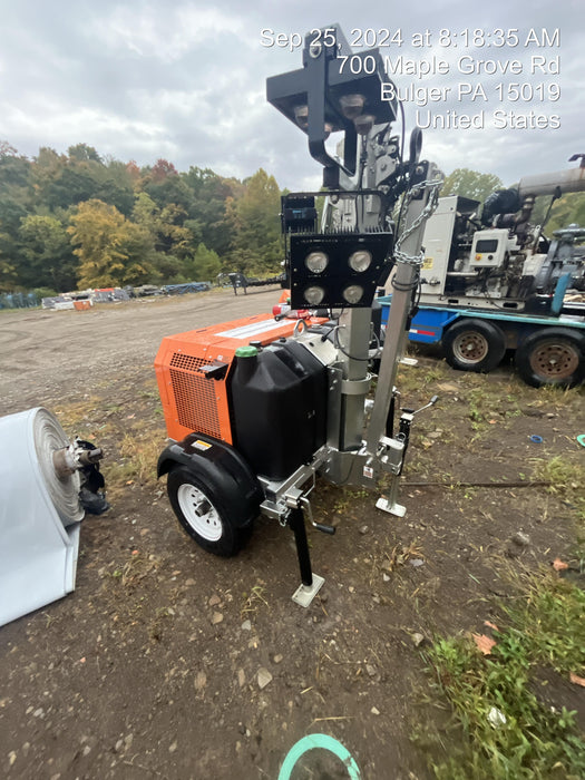 2024 Wanco WLTT-4MM4K Diesel, Deep Sea Controller, Shore Power Plug, Auto Start, (4) 350W LED Floodlights, 4kW Generator, 60 Gal Fuel Tank, 2" Ball, T3