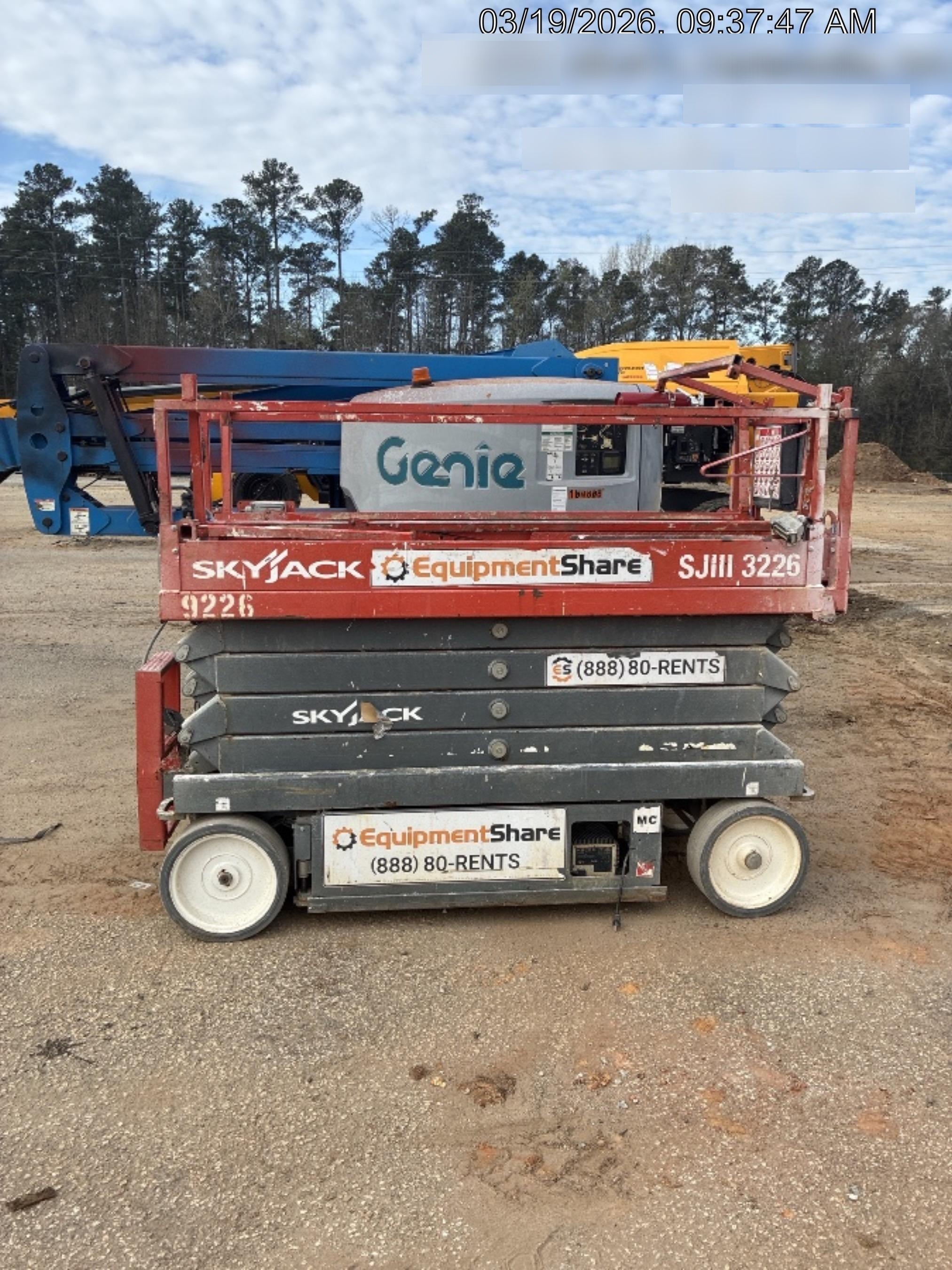 2018 Skyjack SJIII-3226 Skyjack SJIII3226 Scissor Lift w/Trojan Batteries