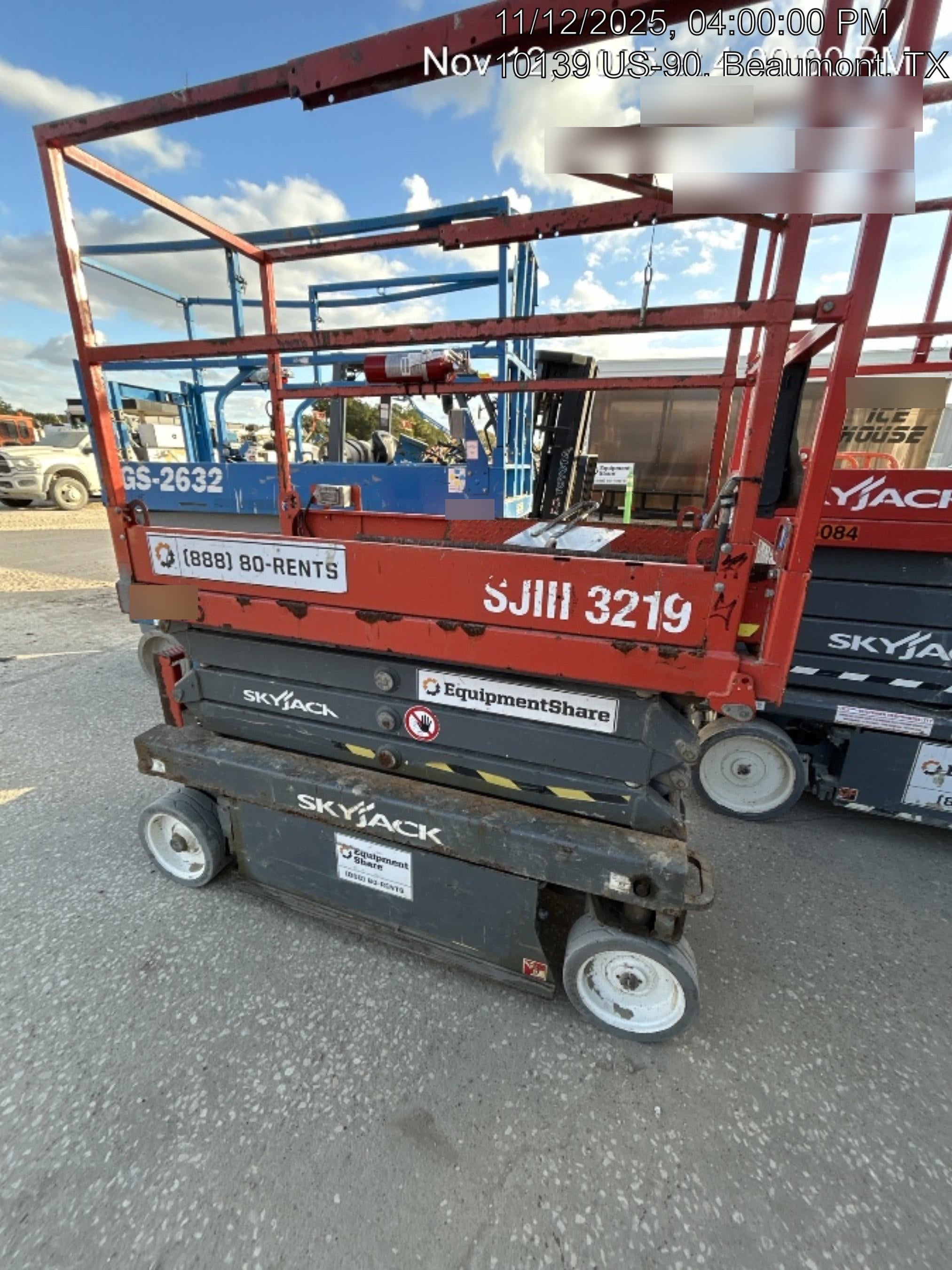 2019 Skyjack SJIII-3219 Standard Options