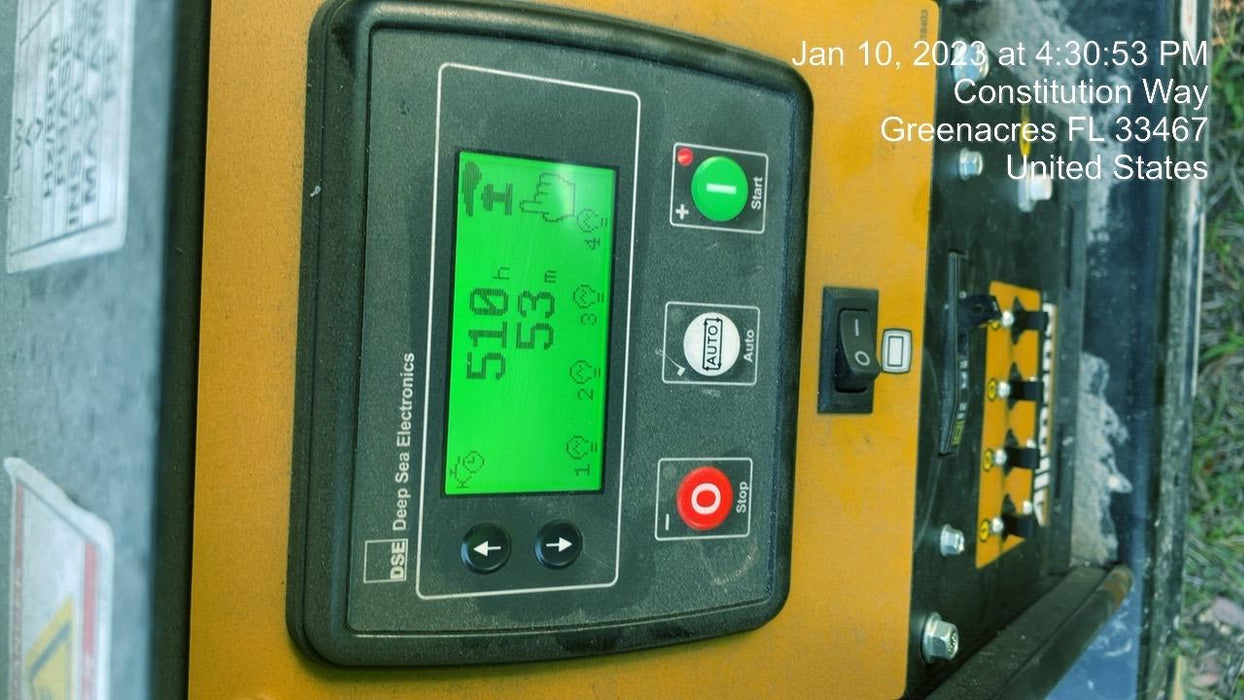 2022 Allmand NLV3GR (4) LED Light Fixture 350W, 23' Vertical Mast, 3kW Prime, Towable, ES Decals, T3