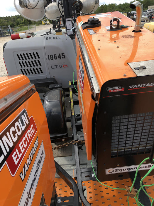 2021 Lincoln Electric Vantage 322 Vantage 322 Ready Pak 3 w/ Decals, ORANGE (includes trailer, cable rack, fender light kit) NO Telematics