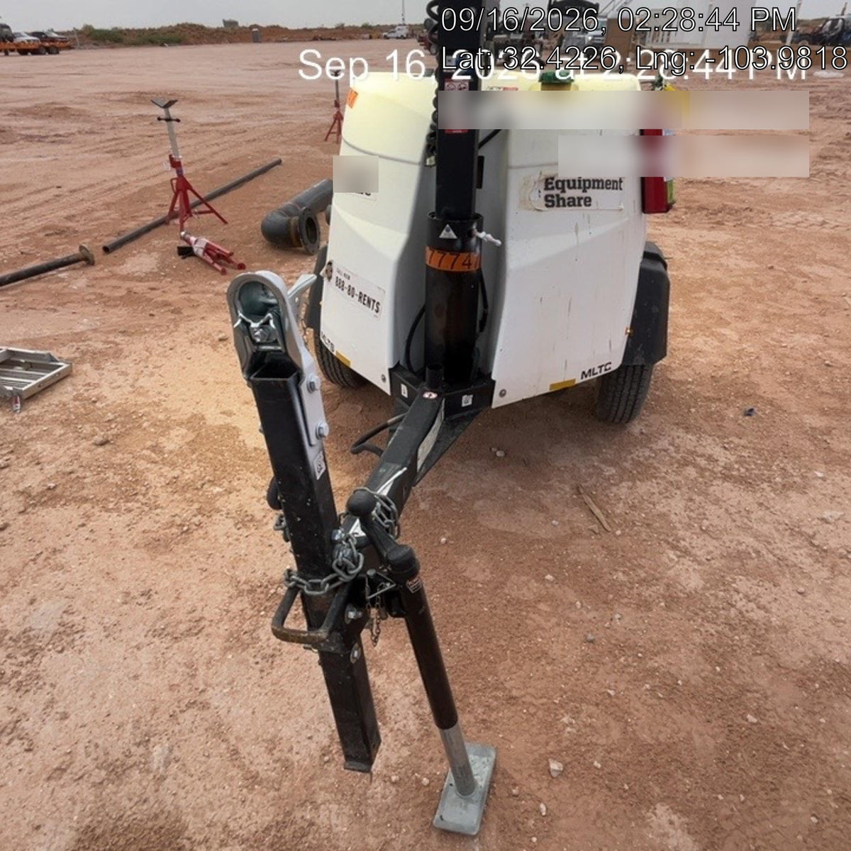 2023 Generac MLT2 Diesel, Flex Switch 120V Input, Powerzone Controller, 
(4) 320W LED Lights, 4kW Generator, 39.9 Gal Fuel Tank, 2" Ball, T3