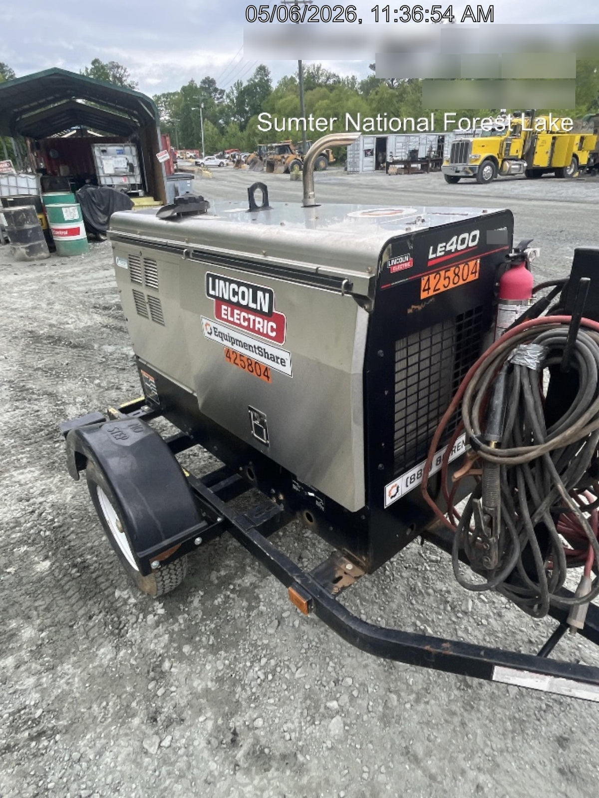 2024 Lincoln Electric LE400 Kubota V1505, Trlr, Cable Rack, Light Kit, ES Decals, T3