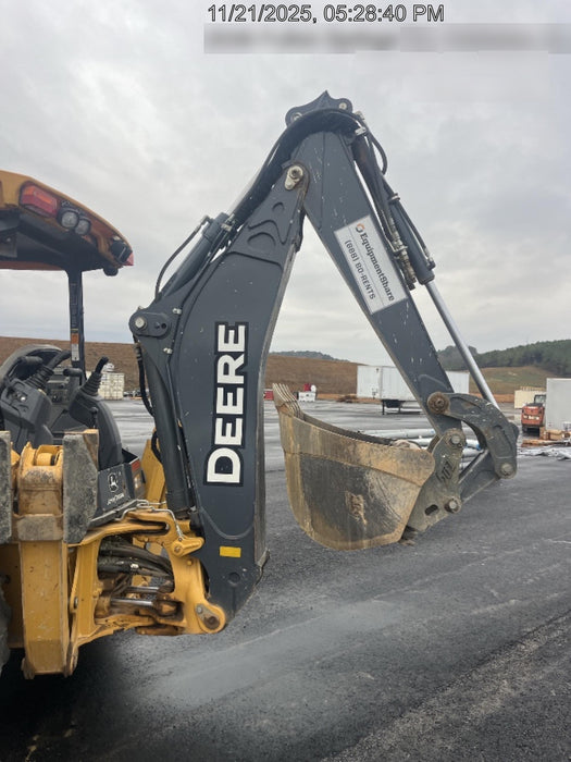 2020 John Deere 310LEP Canopy, 4WD, Standard Stick, Pilot Controls, 2 Way Hydraulics, TAG Manual QC