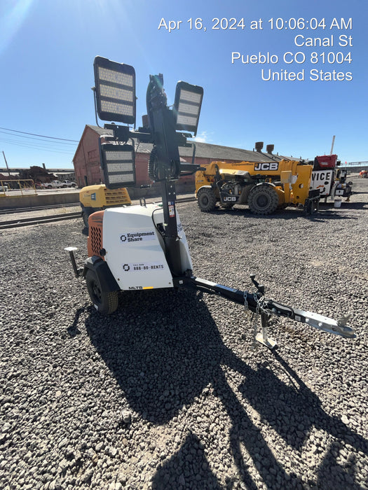 2023 Generac MLT2 Diesel, Flex Switch 120V Input, Powerzone Controller, 
(4) 320W LED Lights, 4kW Generator, 39.9 Gal Fuel Tank, 2" Ball, T3