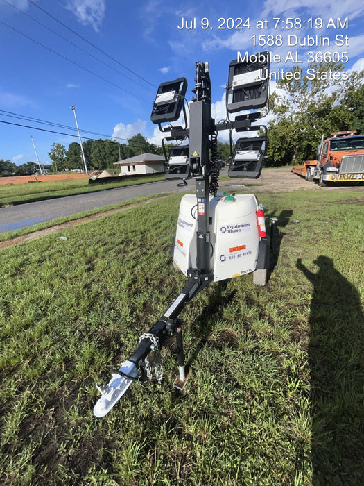 2023 Generac MLT2 Diesel, Flex Switch 120V Input, Powerzone Controller, 
(4) 320W LED Lights, 4kW Generator, 39.9 Gal Fuel Tank, 2" Ball, T3
